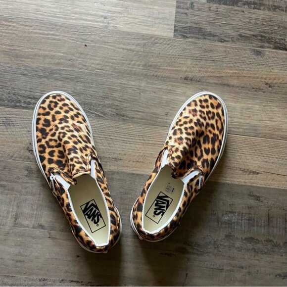 Vans Leopard Print Slip-On Shoes – Women’s Size 10.5 (Men’s 9) – NWT - Picture 7 of 7
